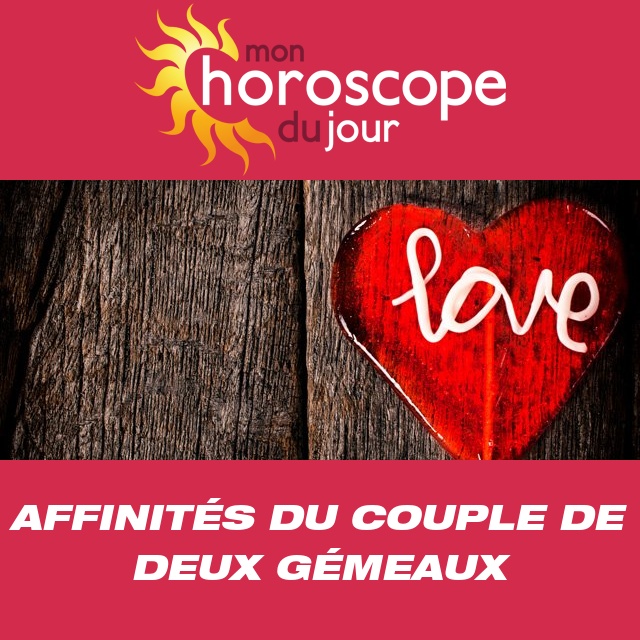 Compatibilité amoureuse du Gémeaux avec un Gémeaux