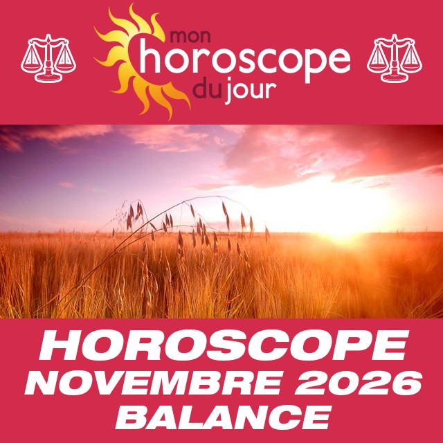 Horoscope de Novembre 2026 de la Balance