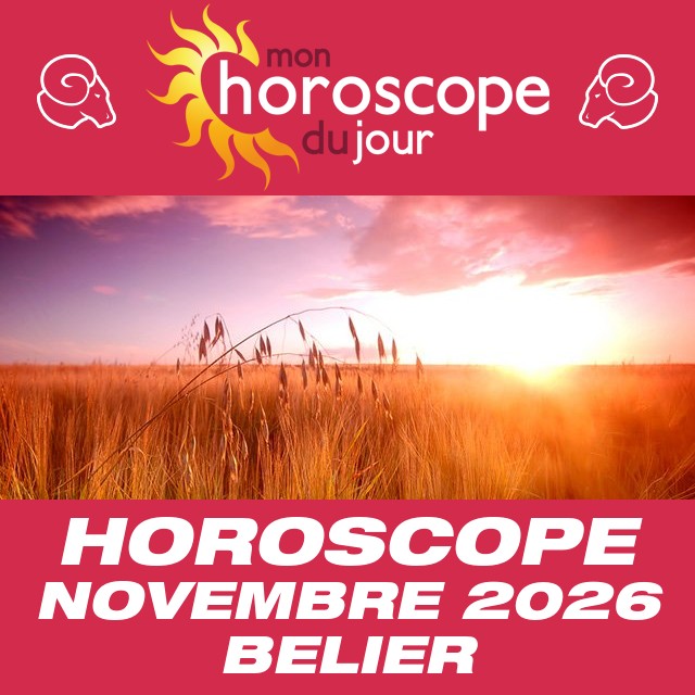 Horoscope de Novembre 2026 du Bélier