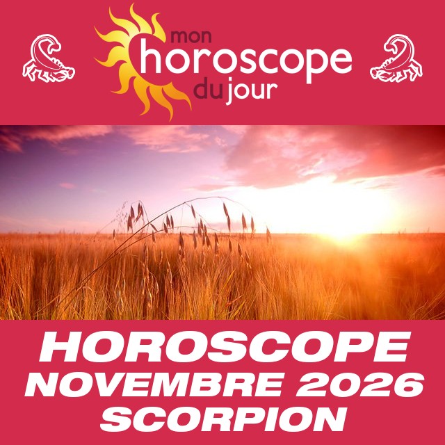 Horoscope de Novembre 2026 du Scorpion