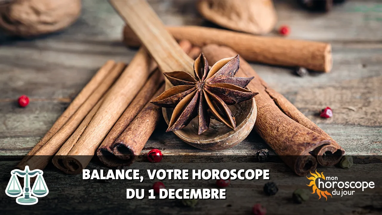 Horoscope de la Balance du dimanche 1 decembre 2024