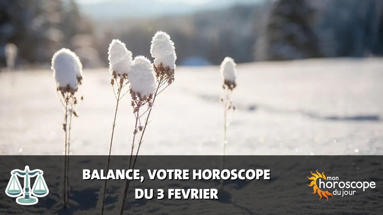 Horoscope de la Balance du samedi 3 fevrier 2024