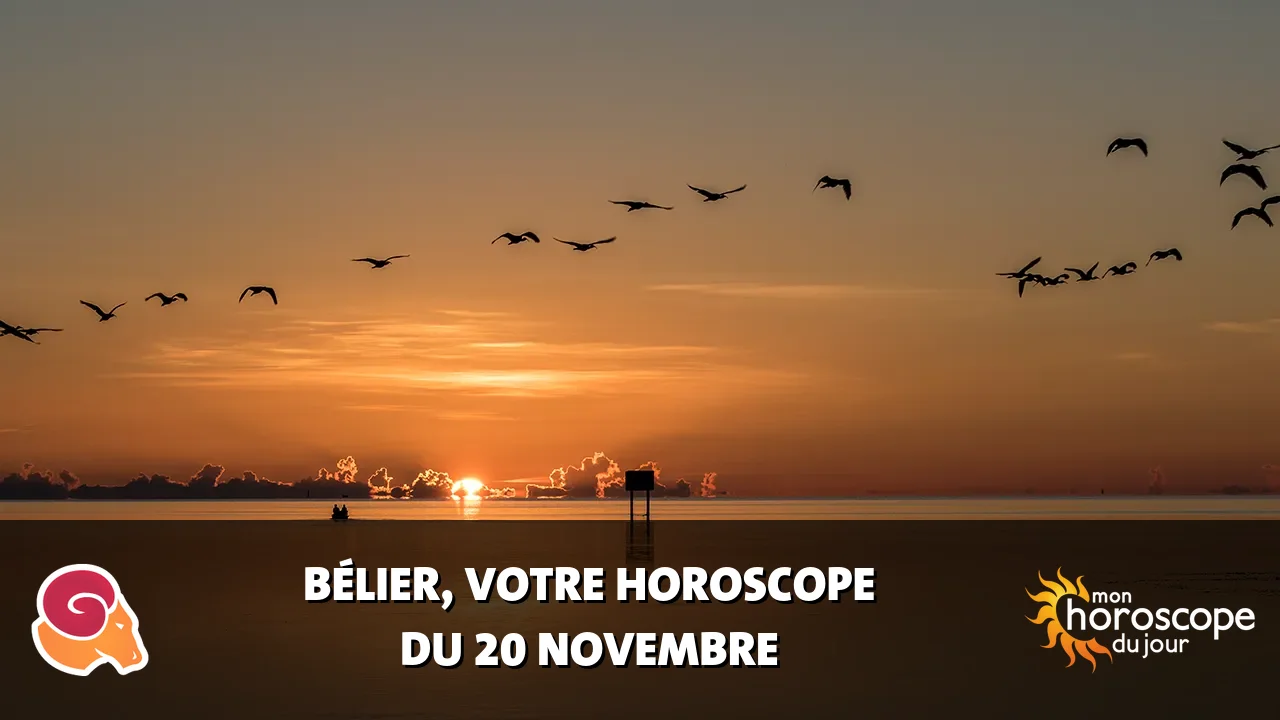 Horoscope du Bélier du jeudi 20 novembre 2025