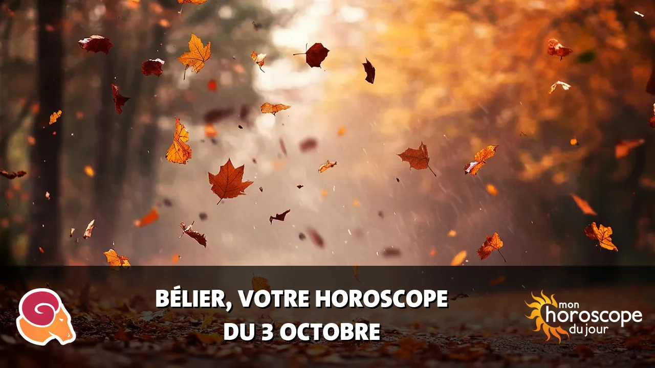 Horoscope du Bélier du jeudi 3 octobre 2024