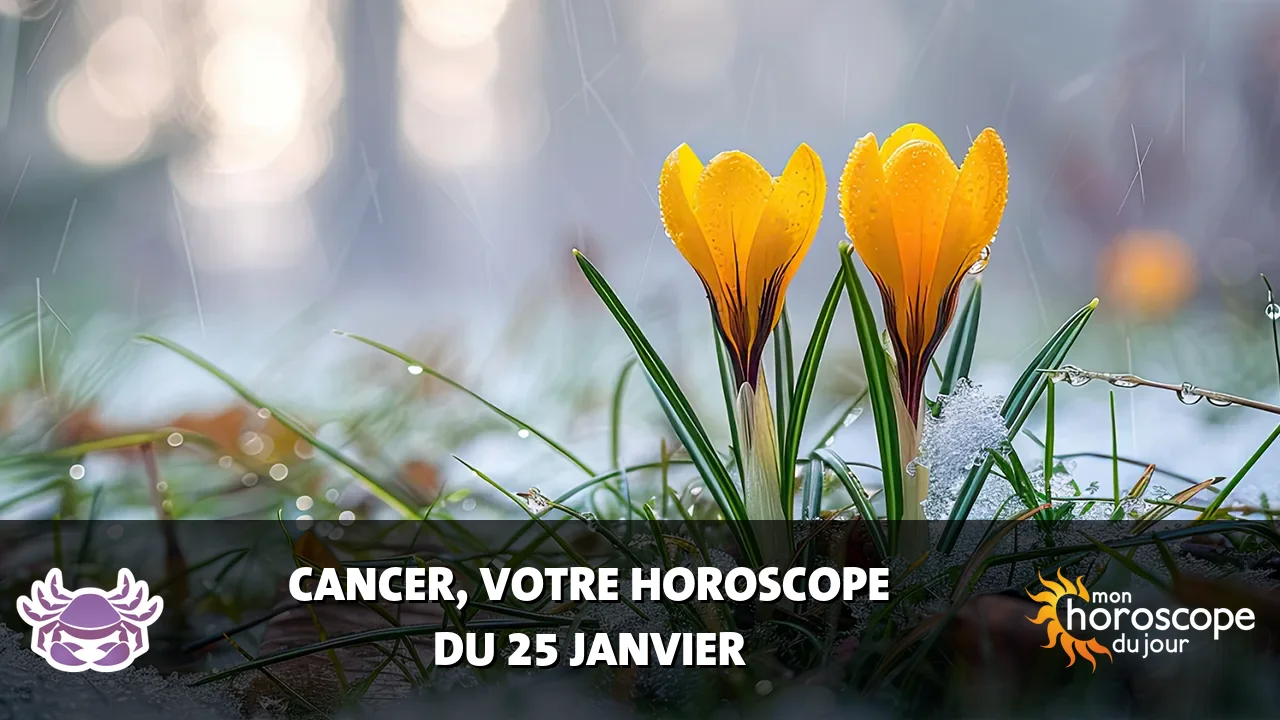 Horoscope du Cancer du samedi 25 janvier 2025