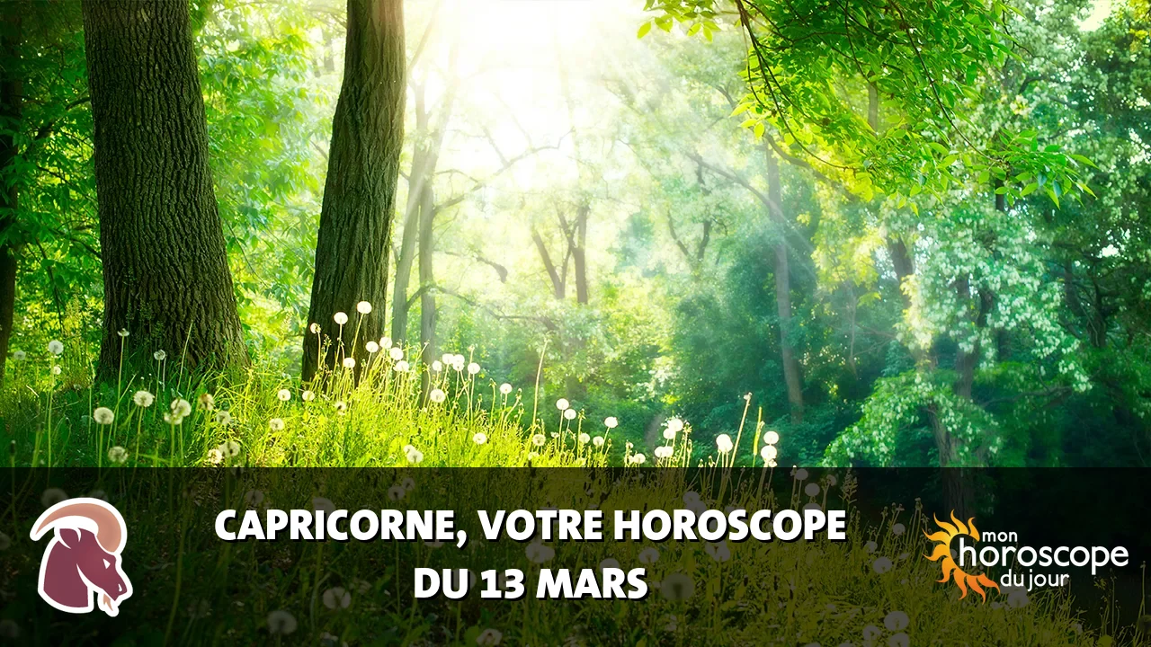 Horoscope du Capricorne du jeudi 13 mars 2025
