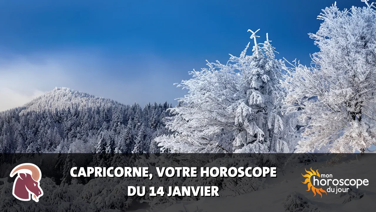 Horoscope du Capricorne du dimanche 14 janvier 2024