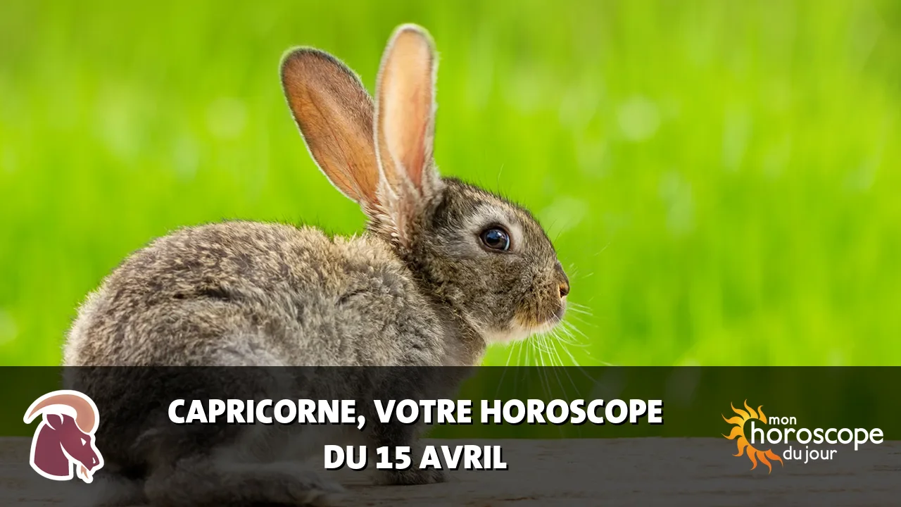 Horoscope du Capricorne du mardi 15 avril 2025