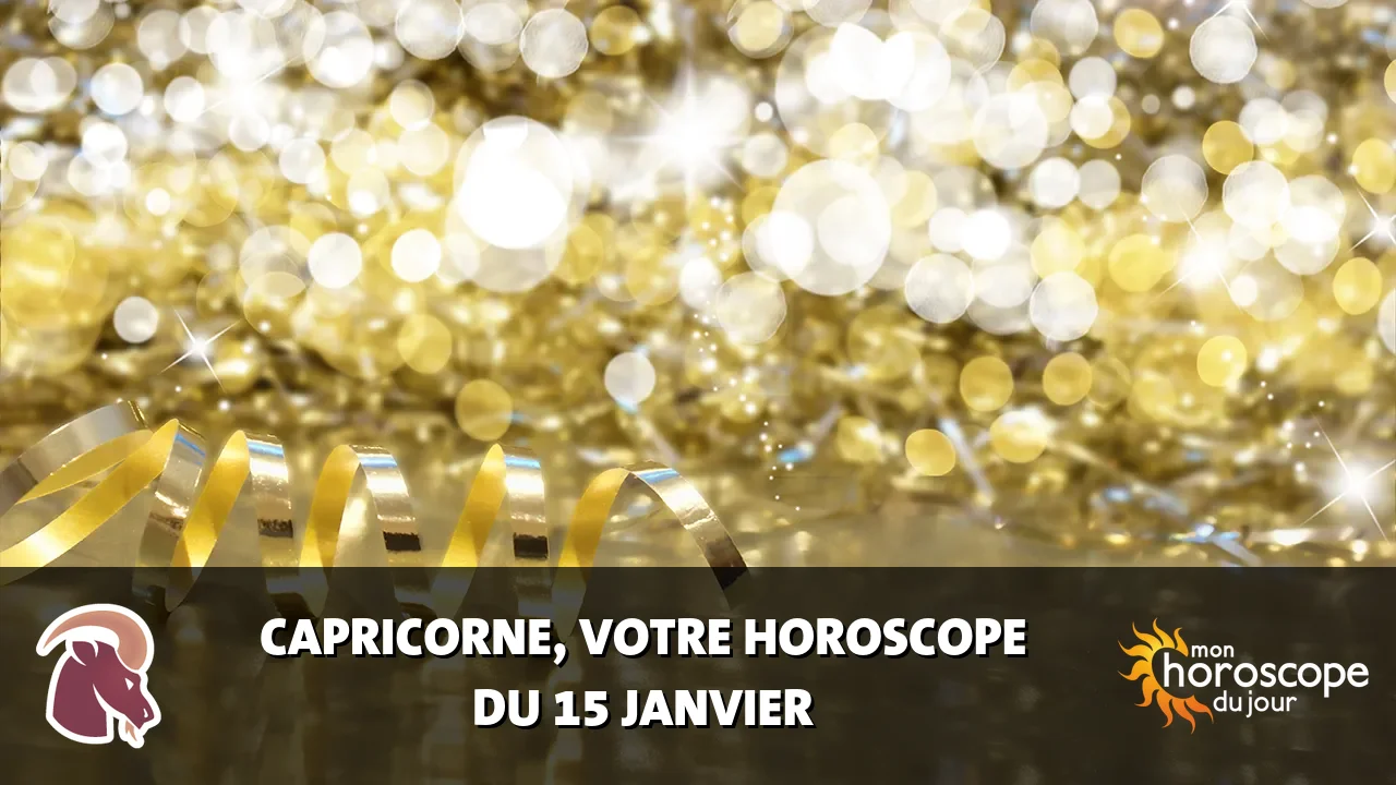Horoscope du Capricorne du lundi 15 janvier 2024