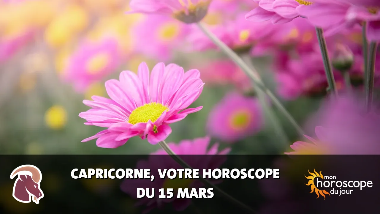 Horoscope du Capricorne du dimanche 15 mars 2026