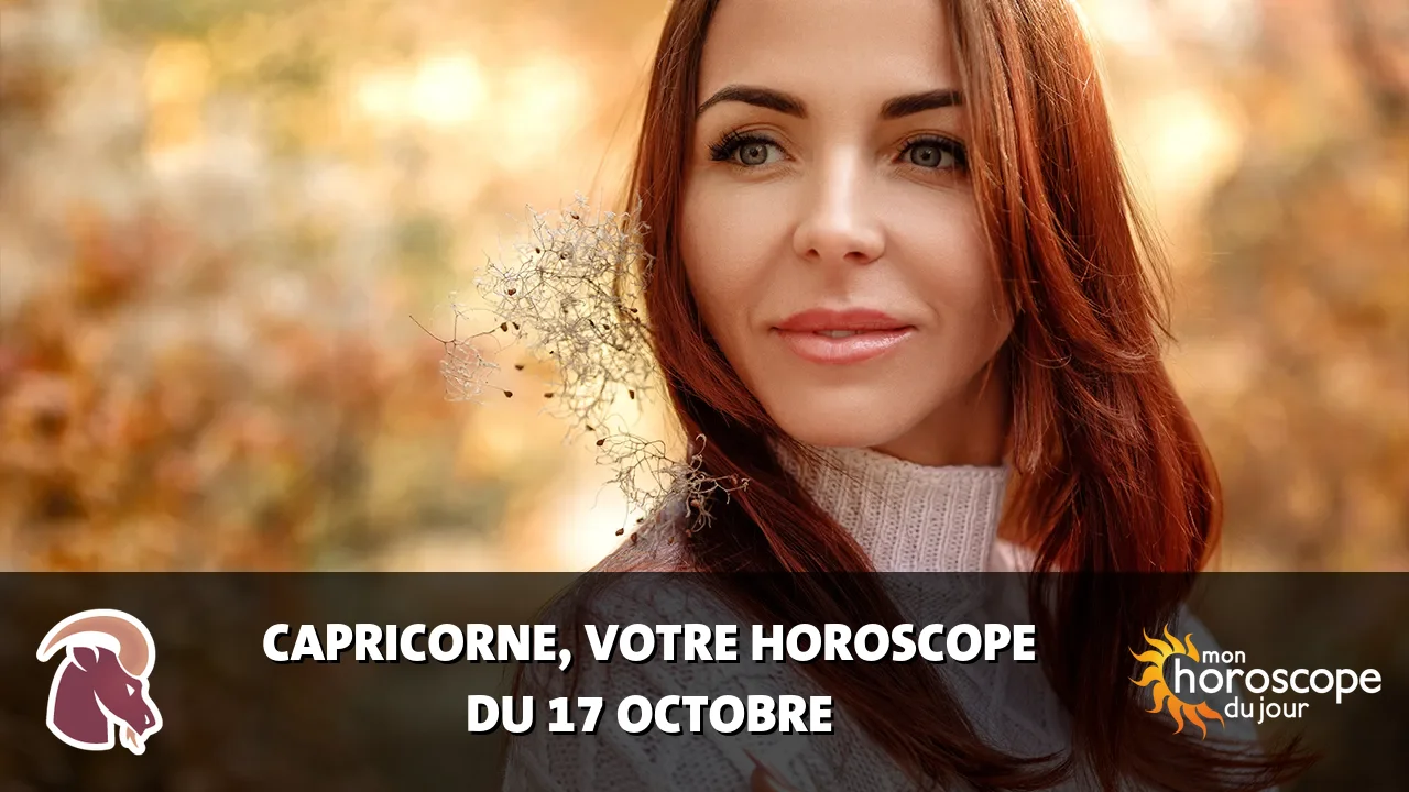 Horoscope du Capricorne du jeudi 17 octobre 2024