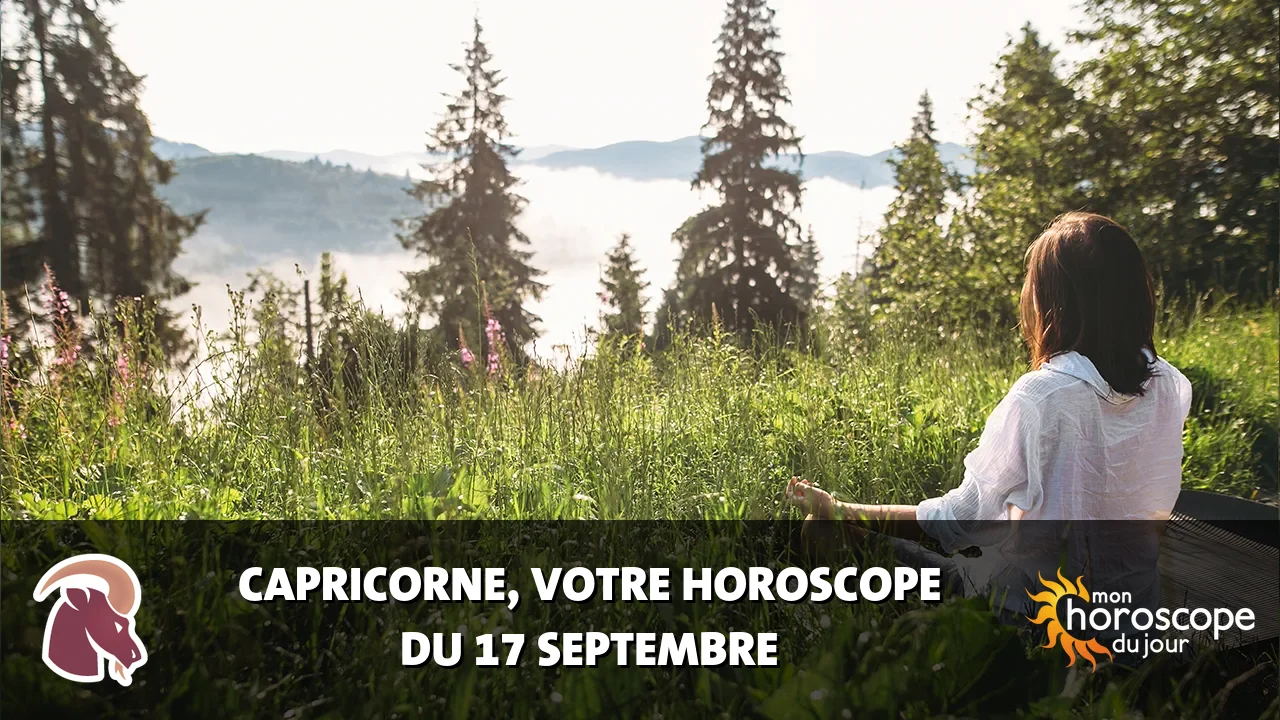 Horoscope du Capricorne du jeudi 17 septembre 2026