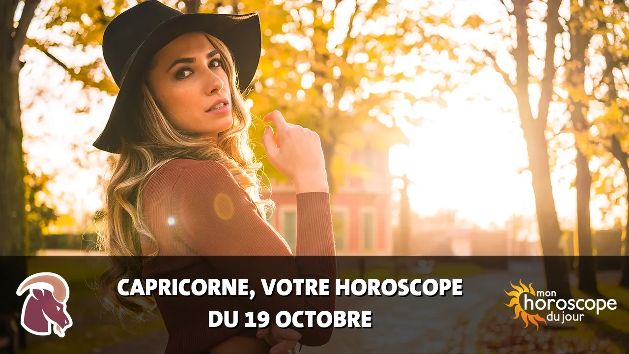 Horoscope du Capricorne du samedi 19 octobre 2024
