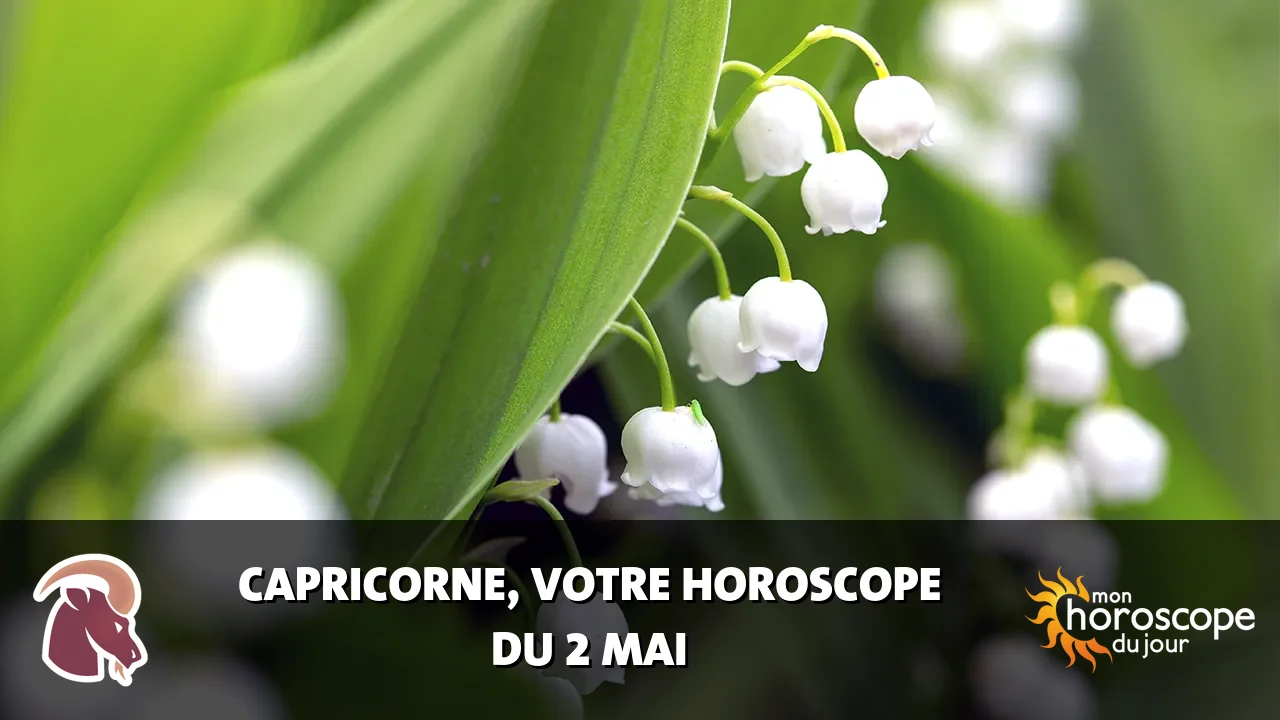 Horoscope du Capricorne du vendredi 2 mai 2025