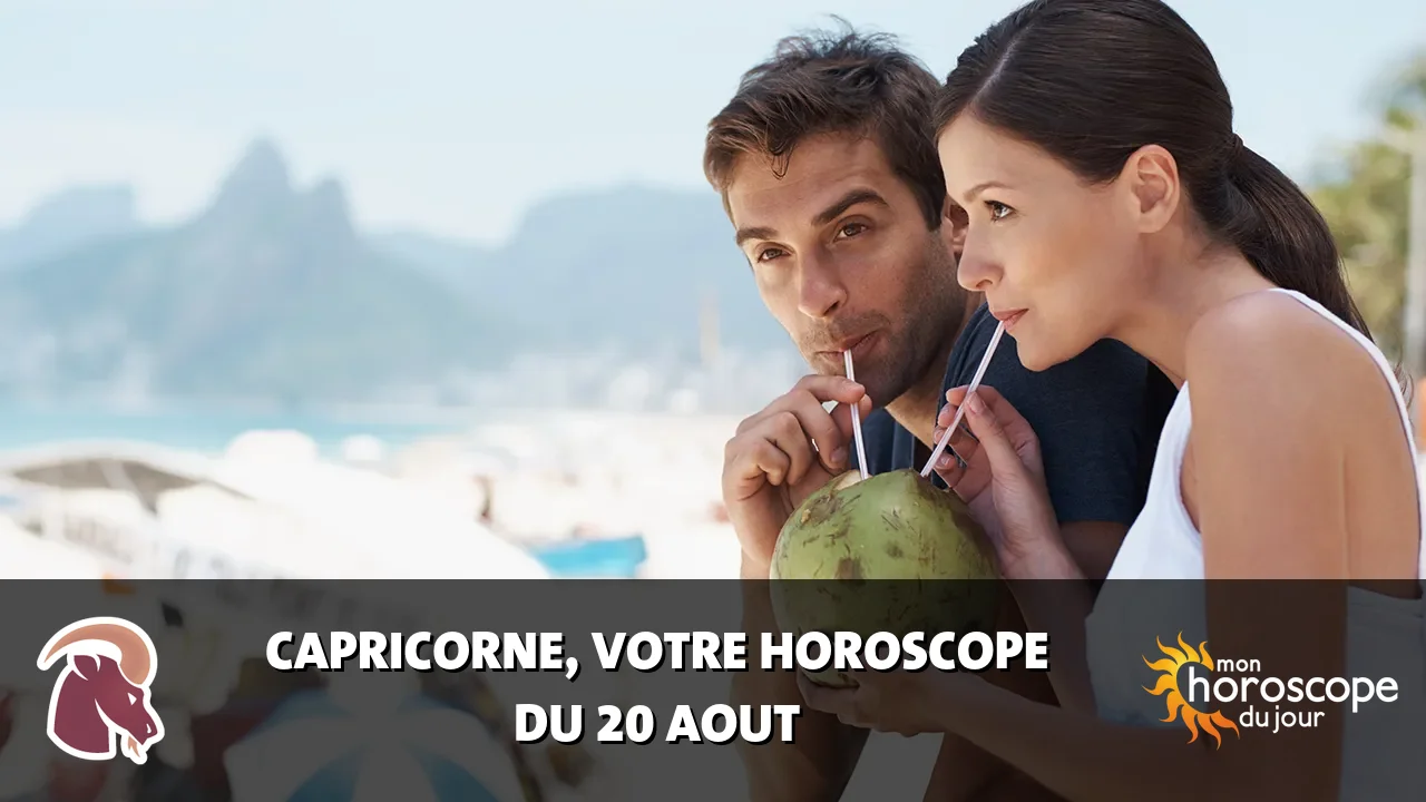 Horoscope du Capricorne du jeudi 20 aout 2026