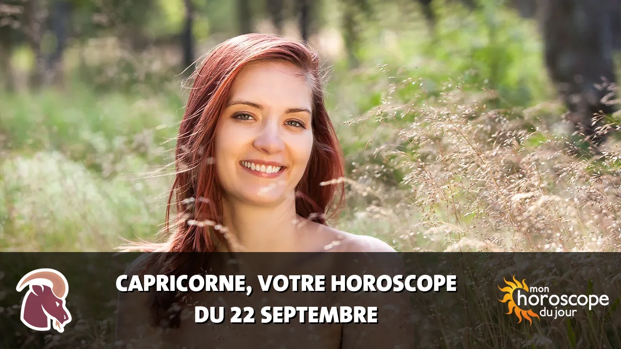 Horoscope du Capricorne du mardi 22 septembre 2026