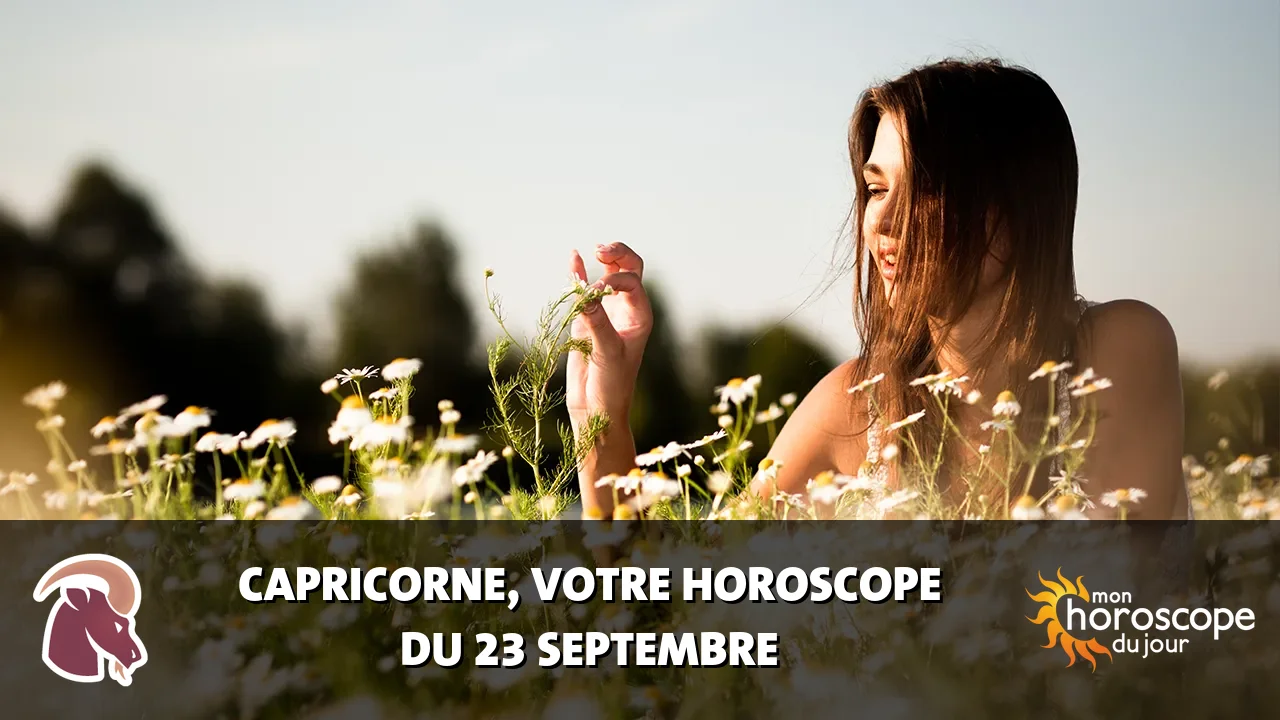 Horoscope du Capricorne du mercredi 23 septembre 2026