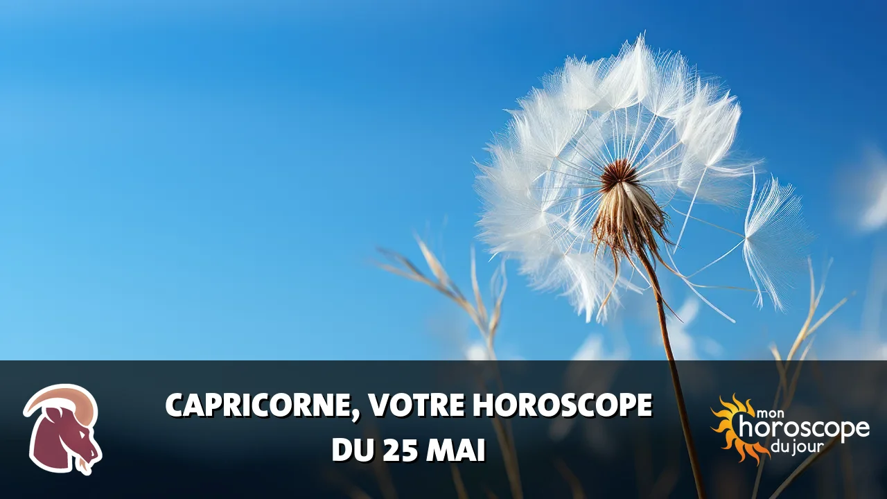 Horoscope du Capricorne du jeudi 7 mai 2026