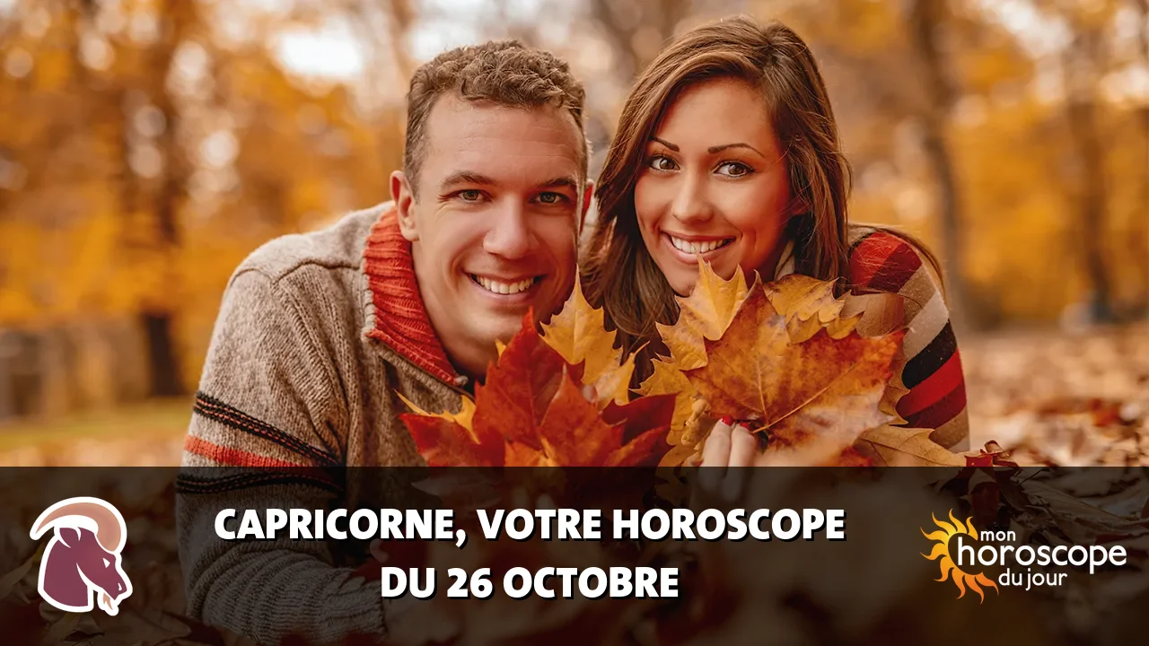 Horoscope du Capricorne du samedi 26 octobre 2024