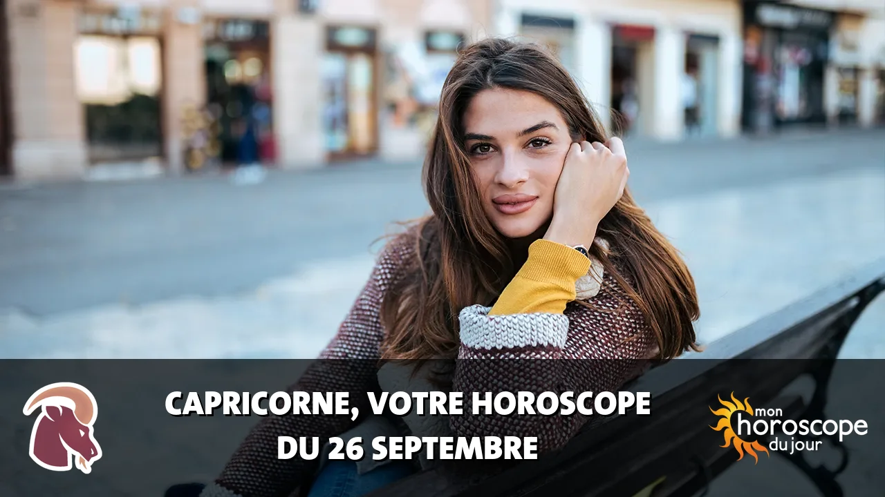 Horoscope du Capricorne du samedi 26 septembre 2026