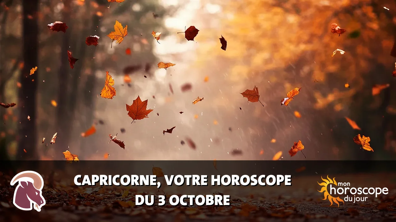 Horoscope du Capricorne du jeudi 3 octobre 2024