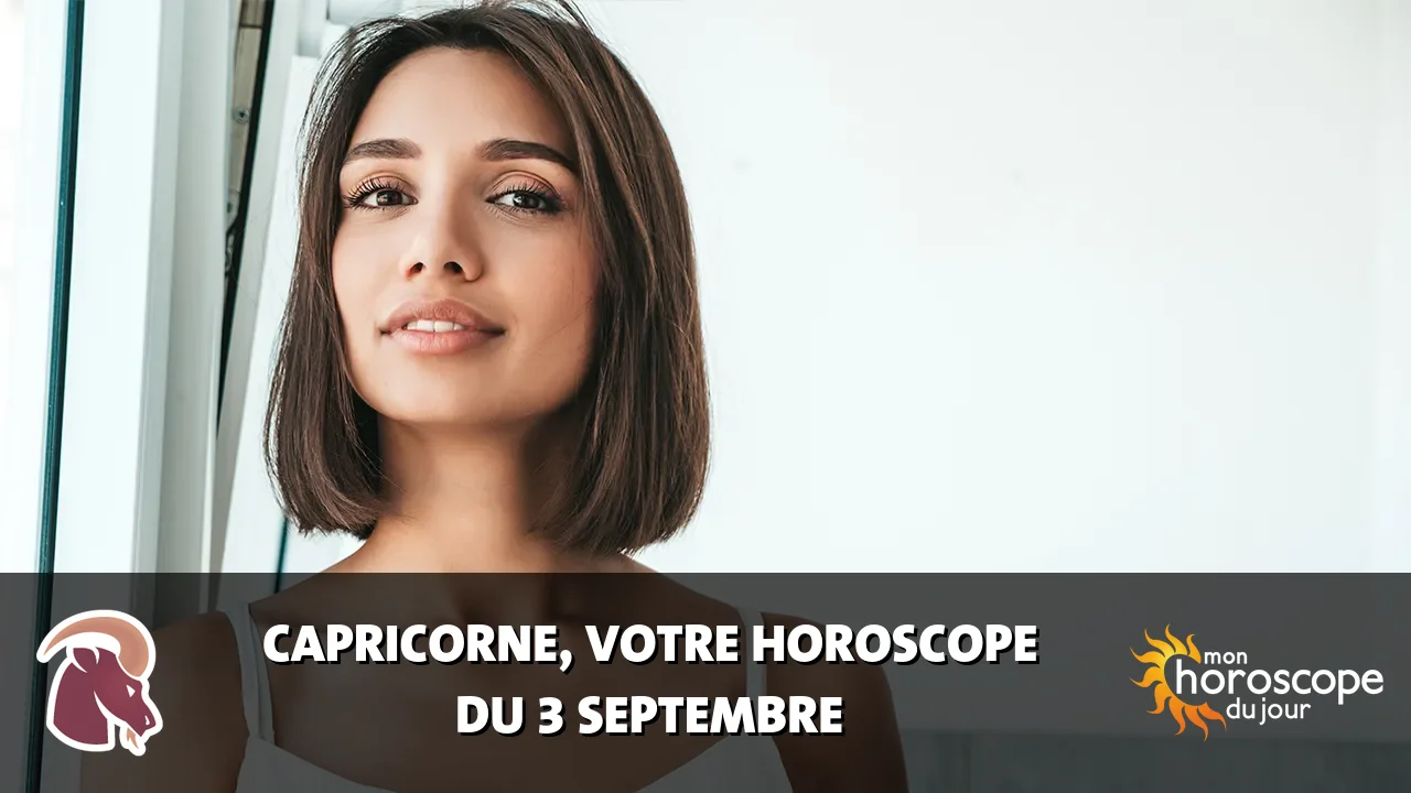 Horoscope du Capricorne du jeudi 3 septembre 2026