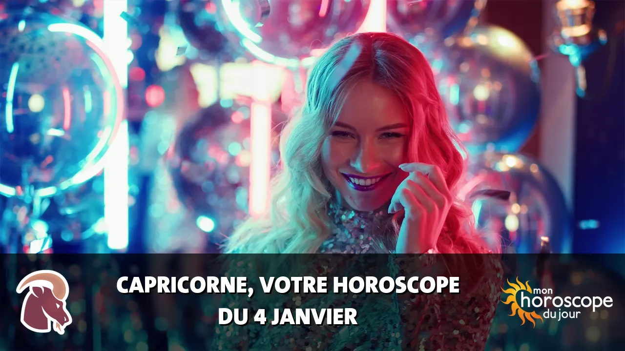 Horoscope du Capricorne du jeudi 4 janvier 2024
