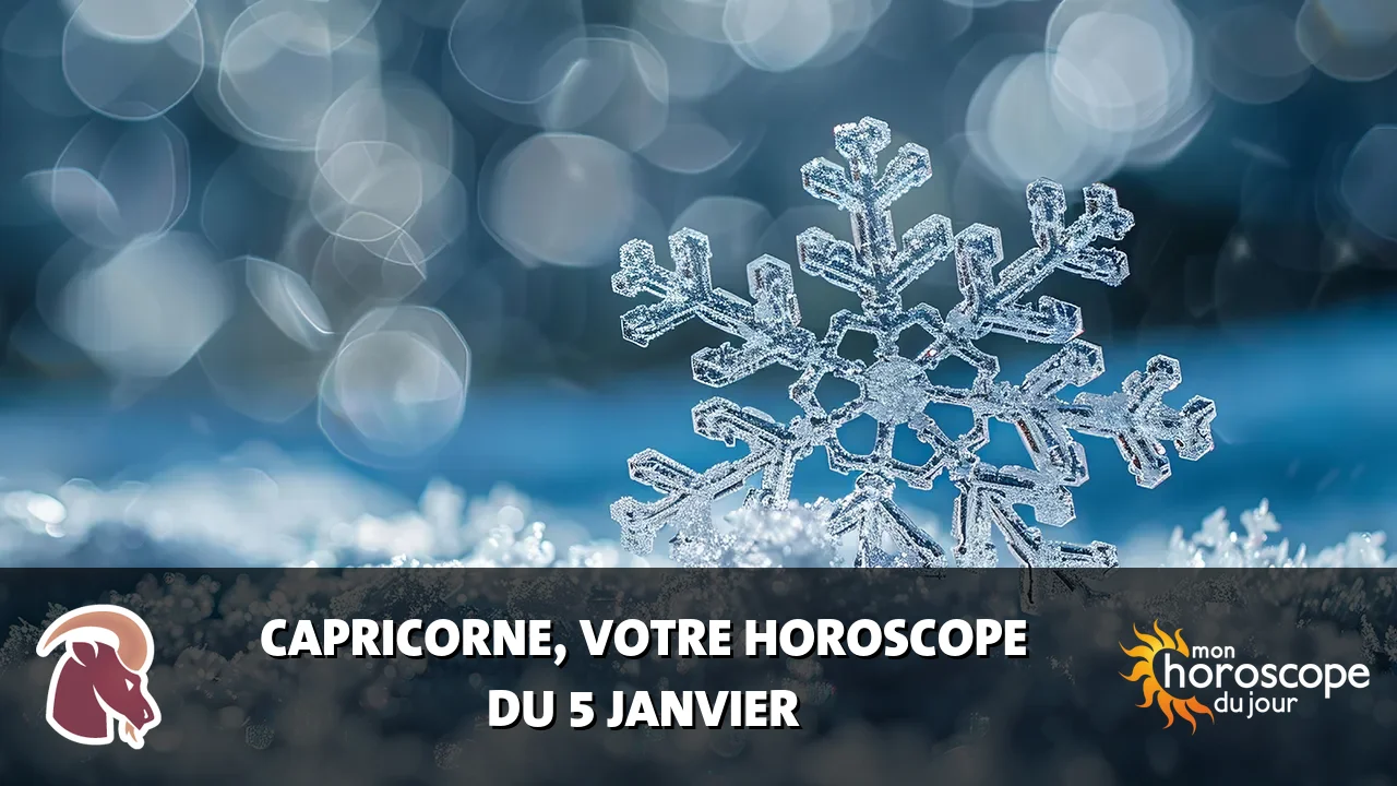 Horoscope du Capricorne du vendredi 5 janvier 2024