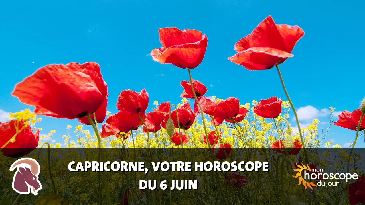 Horoscope du Capricorne du mardi 6 juin 2023