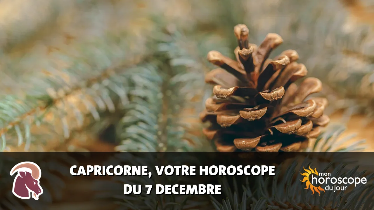 Horoscope du Capricorne du samedi 7 decembre 2024