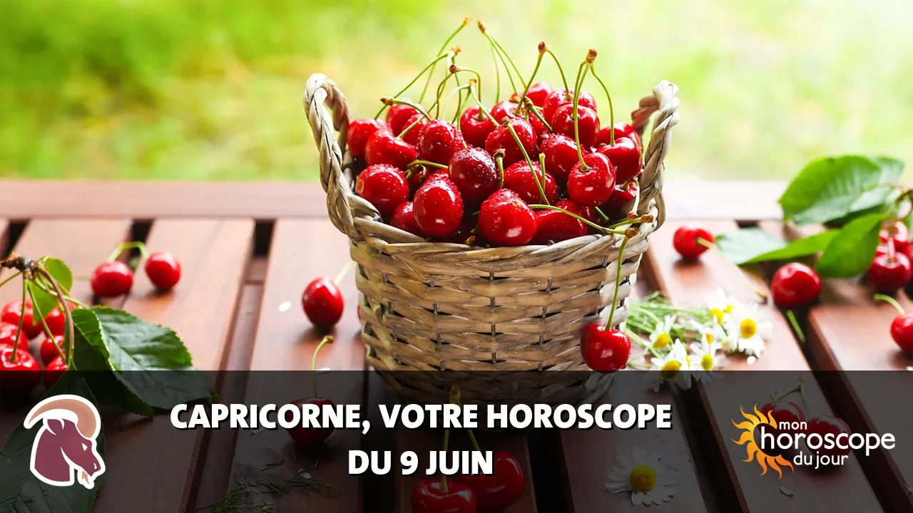 Horoscope du Capricorne du vendredi 9 juin 2023