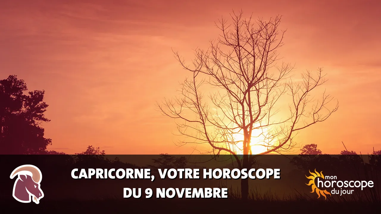 Horoscope du Capricorne du jeudi 9 novembre 2023