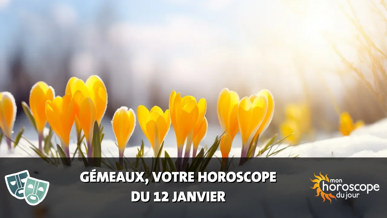 Horoscope du Gémeaux du vendredi 12 janvier 2024