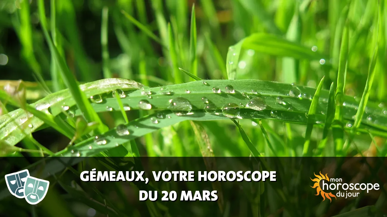 Horoscope du Gémeaux du jeudi 20 mars 2025