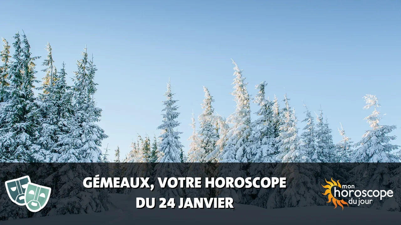 Horoscope du Gémeaux du vendredi 24 janvier 2025