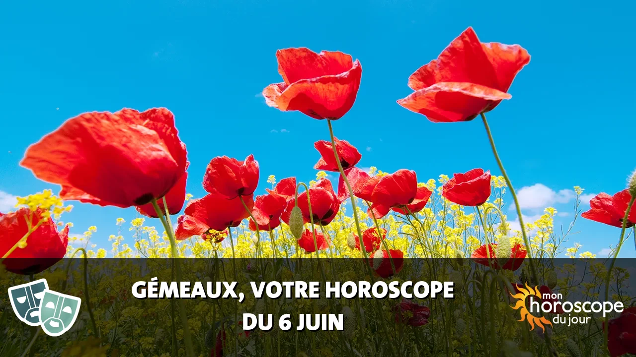 Horoscope du Gémeaux du dimanche 7 juin 2026