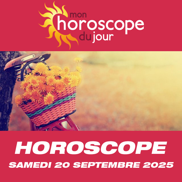 Pourquoi ne pas devancer l'avenir en parcourant notre horoscope de ce samedi 20 Septembre 100% gratuit!