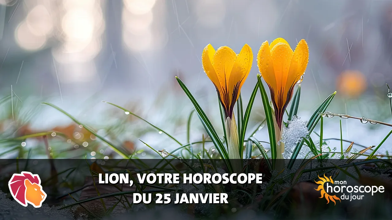 Horoscope du Lion du samedi 25 janvier 2025