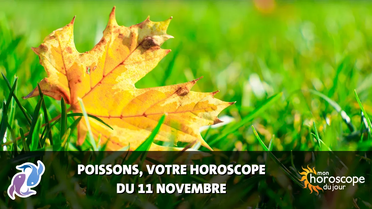 Horoscope du Poissons du lundi 11 novembre 2024