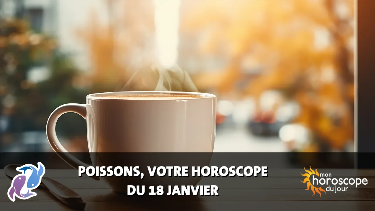 Horoscope du Poissons du jeudi 18 janvier 2024