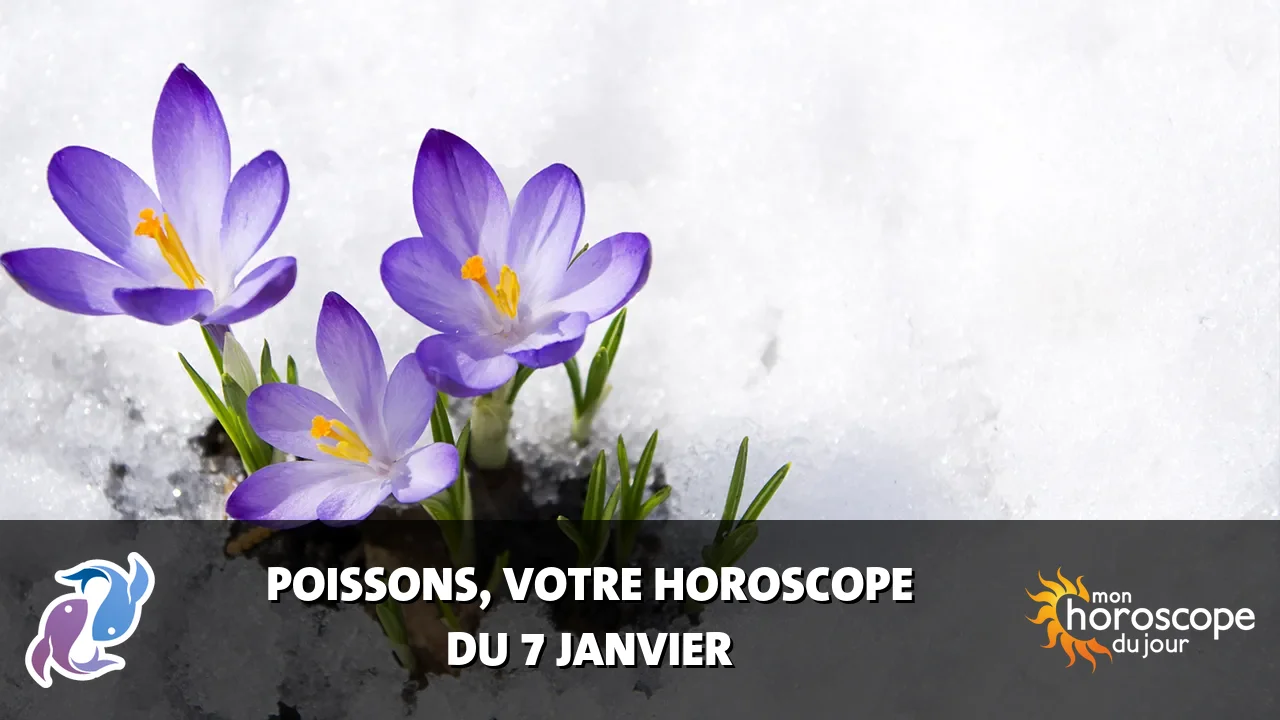 Horoscope du Poissons du dimanche 7 janvier 2024