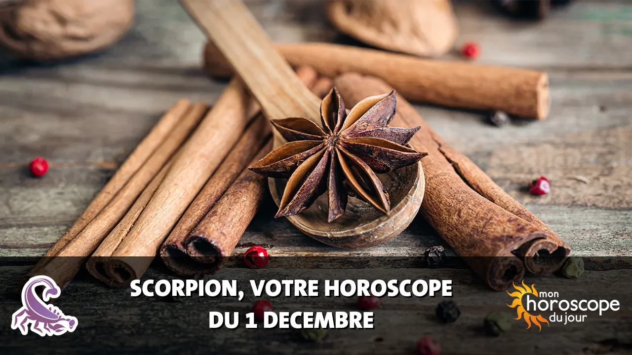Horoscope du Scorpion du dimanche 1 decembre 2024