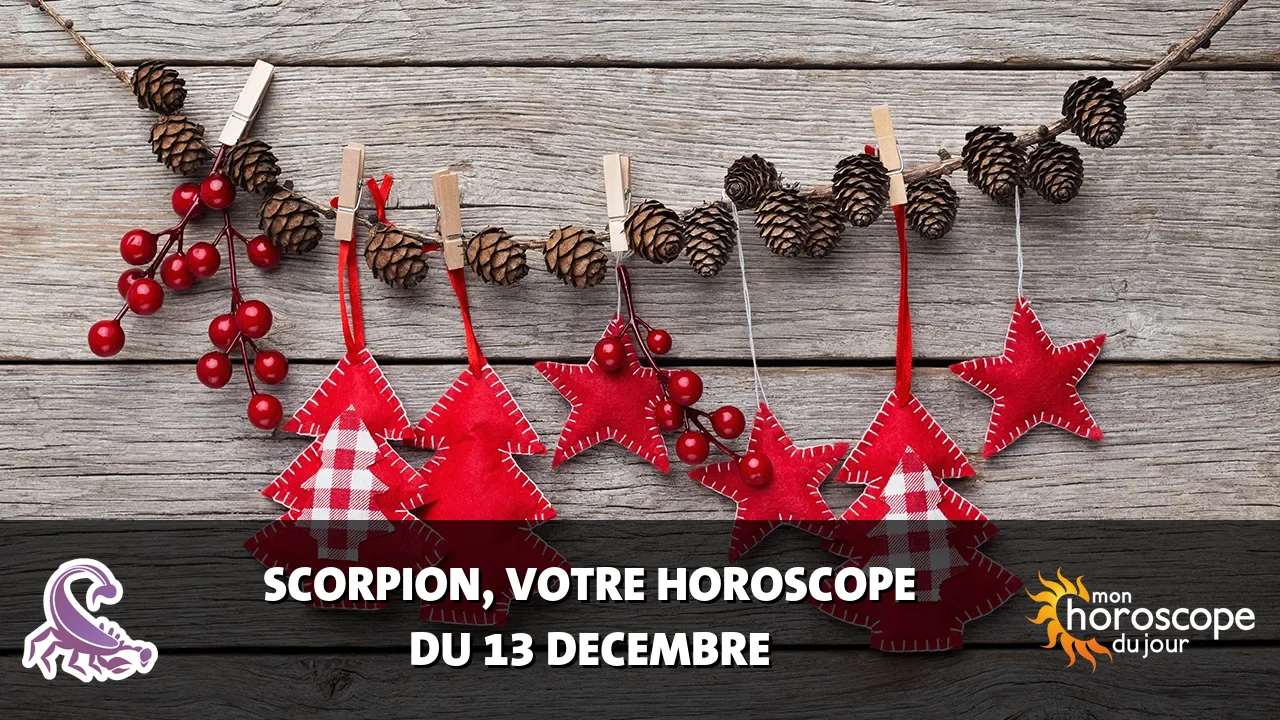 Horoscope du Scorpion du vendredi 13 decembre 2024