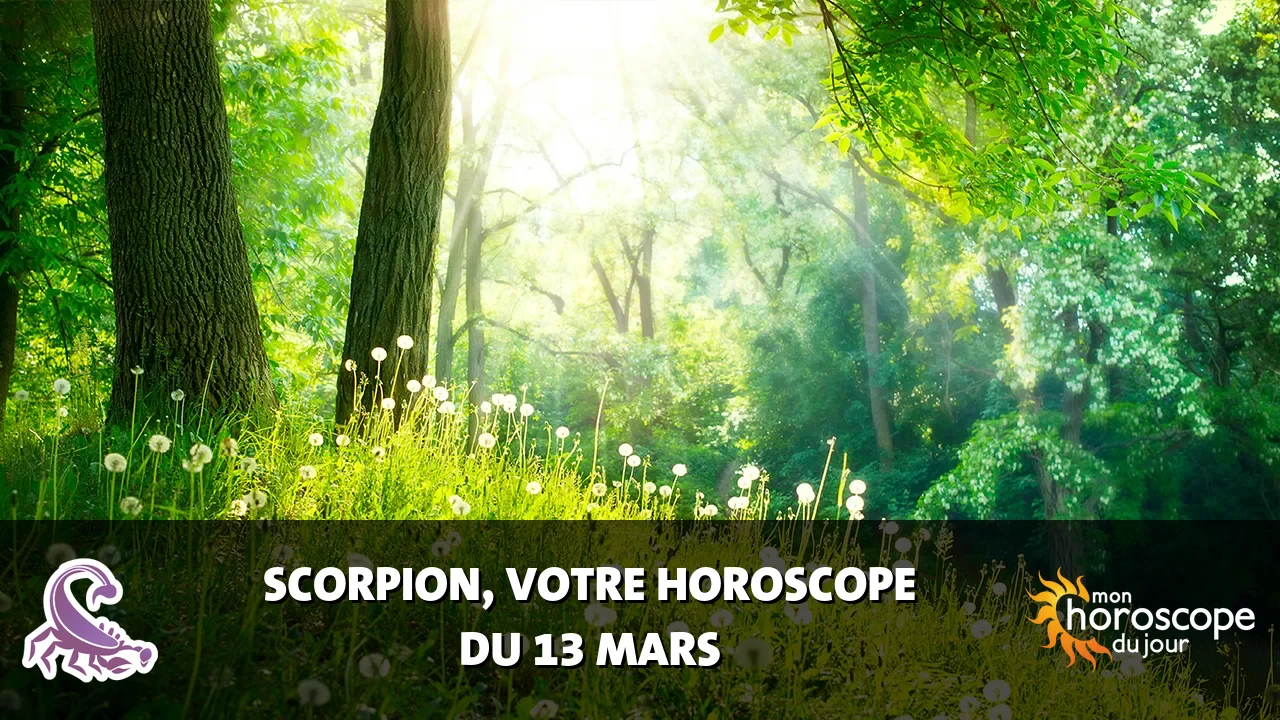 Horoscope du Scorpion du jeudi 13 mars 2025