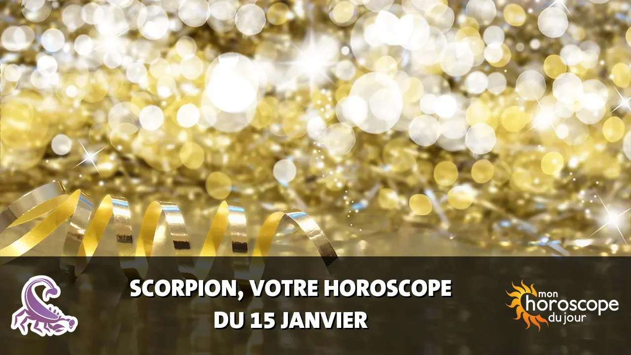 Horoscope du Scorpion du lundi 15 janvier 2024