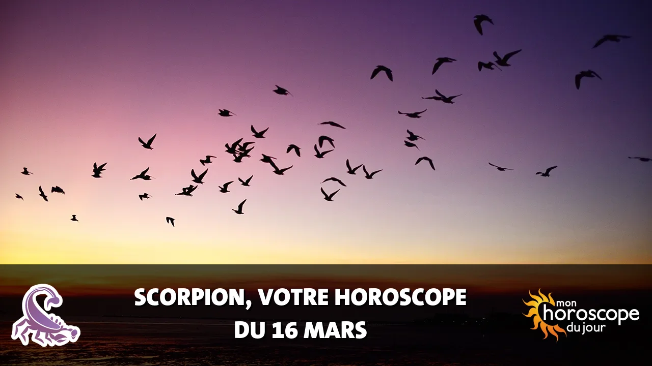 Horoscope du Scorpion du dimanche 16 mars 2025