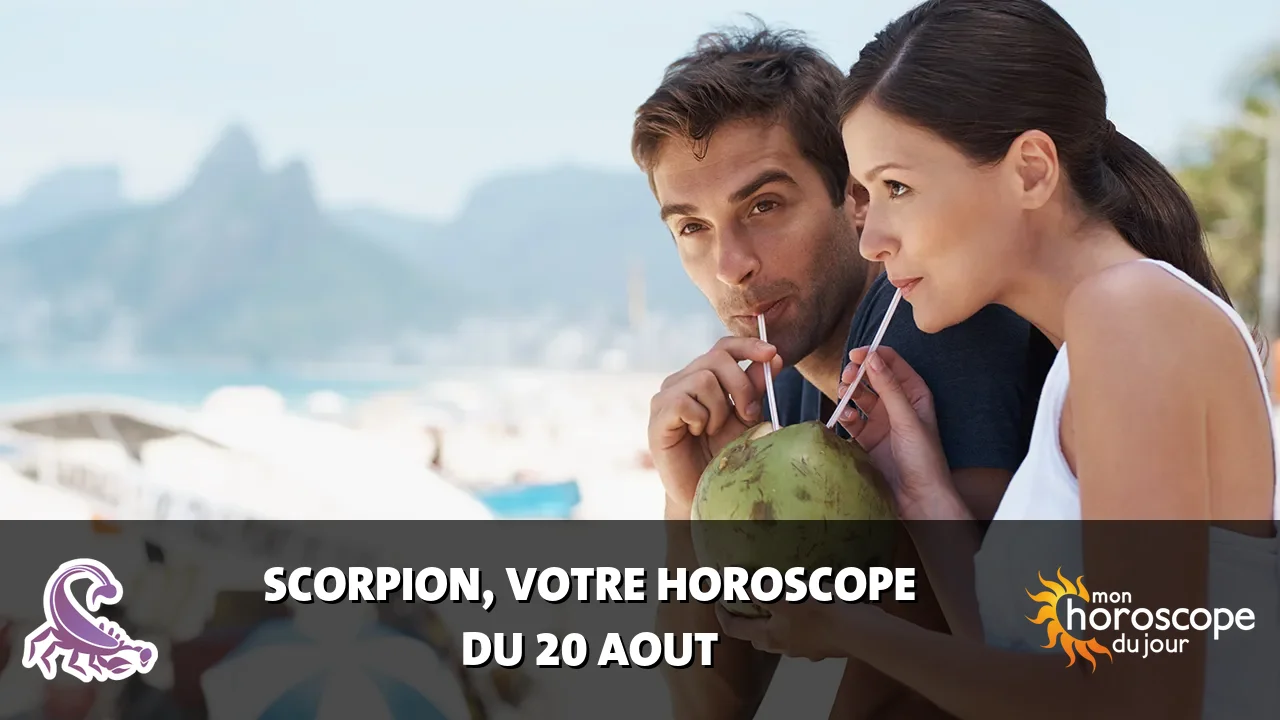 Horoscope du Scorpion du jeudi 20 aout 2026