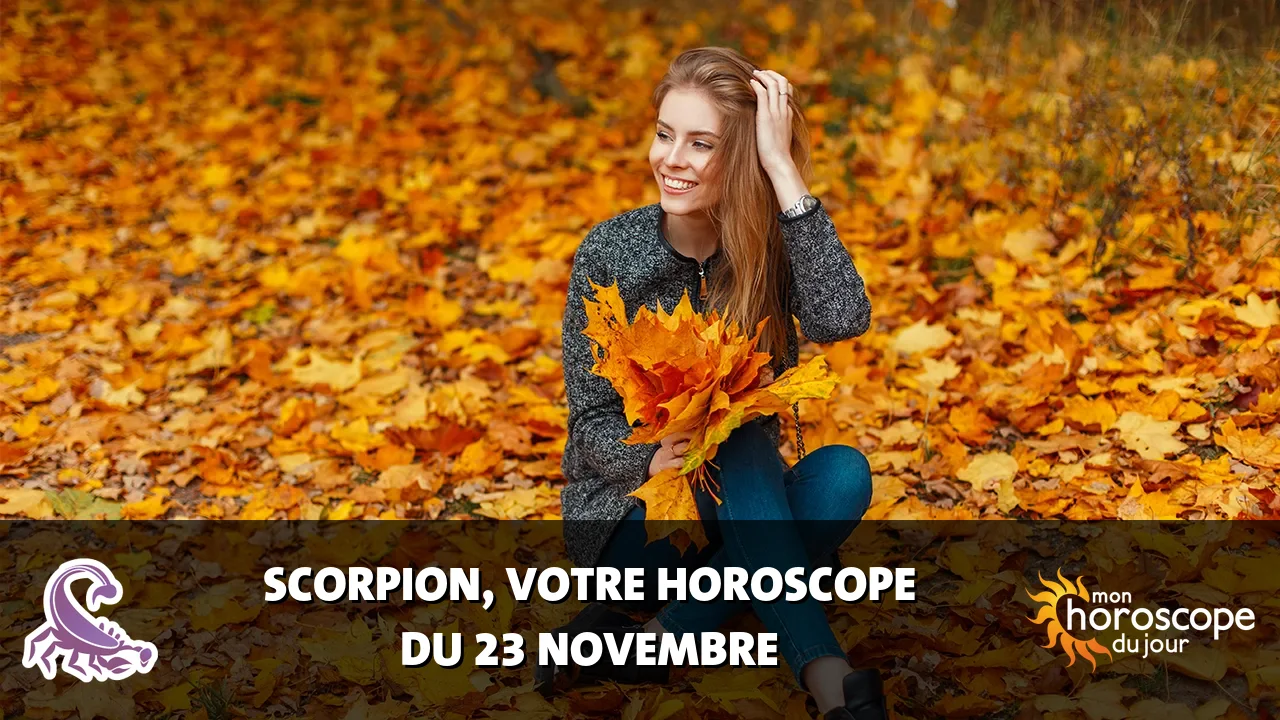 Horoscope du Scorpion du dimanche 23 novembre 2025