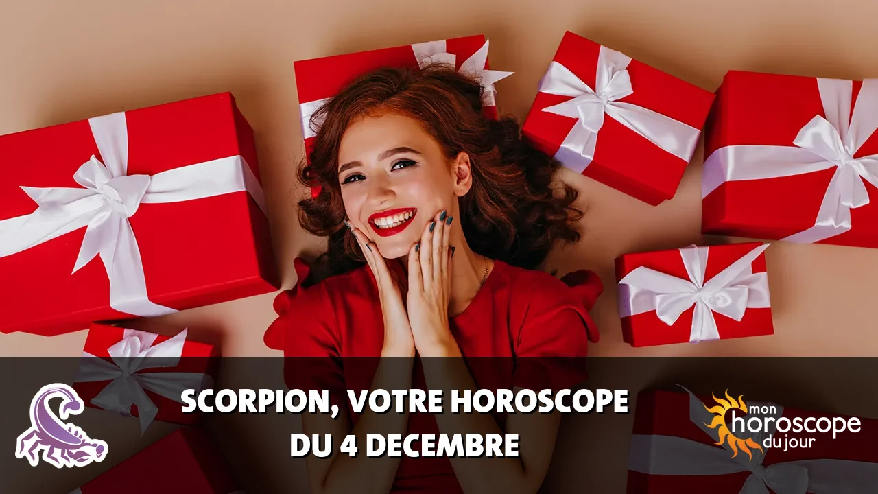 Horoscope du Scorpion du mercredi 4 decembre 2024