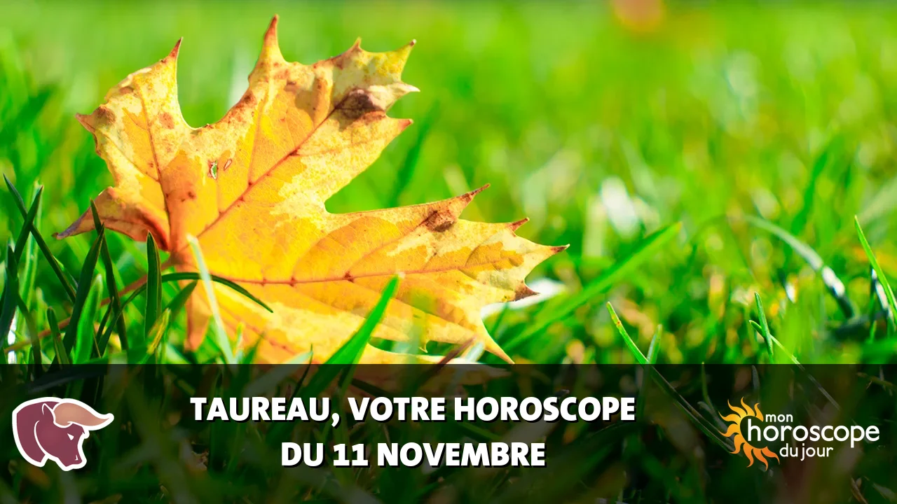 Horoscope du Taureau du lundi 11 novembre 2024